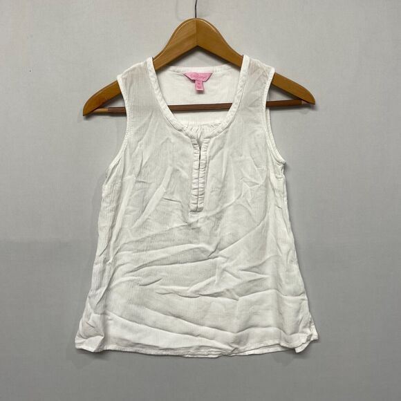 Lilly Pulitzer Tops - Lilly Pulitzer Women Sleeveless Blouse Tank Top Shirt Size XS X-Small B358 -1